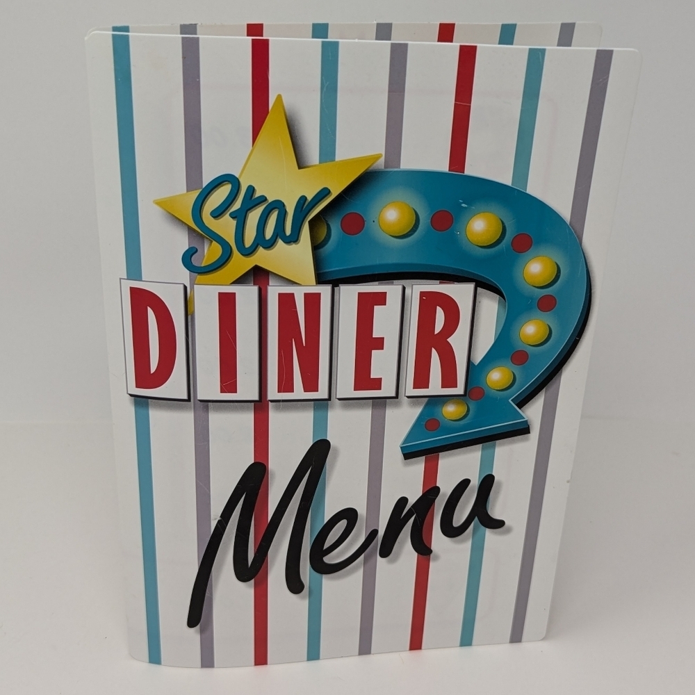 Melissa & Doug Star Dinner Menu Replacement Play Food Pretend